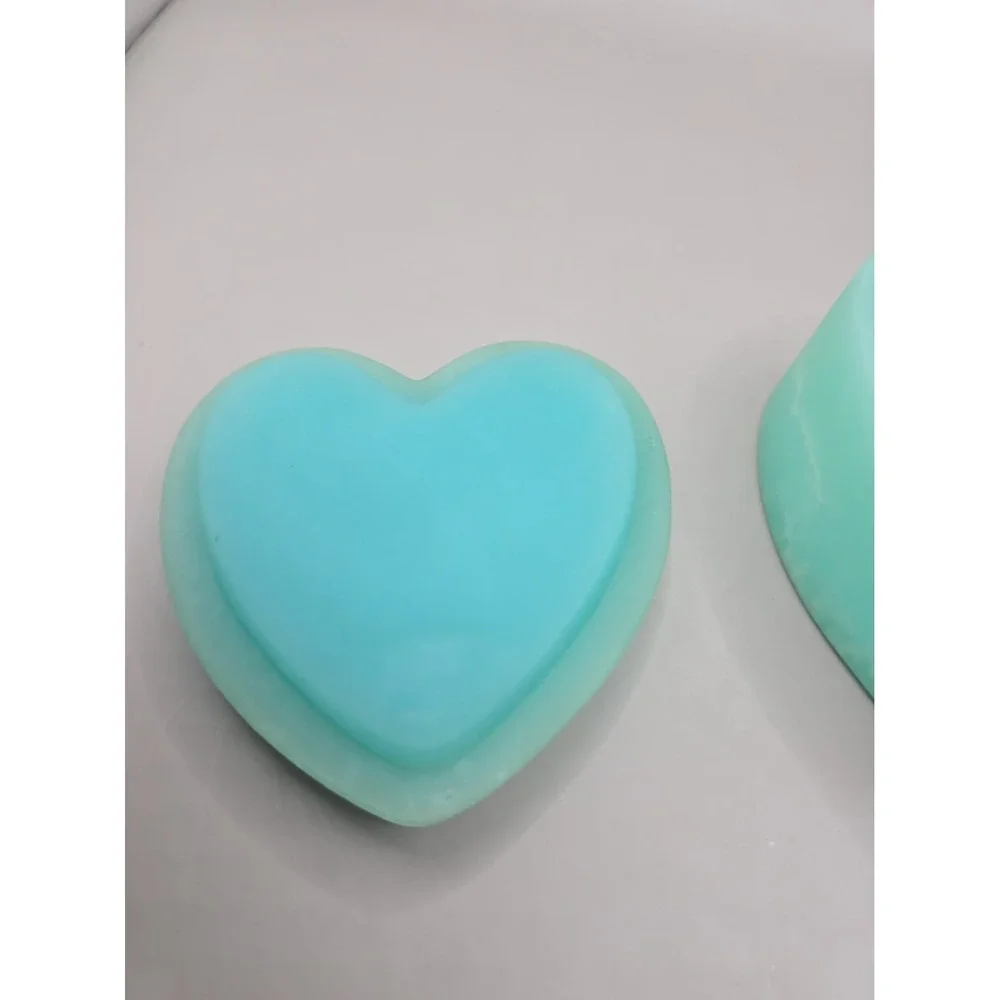 Vintage Trinket Box by Design Gifts Int'l Seagull Beach Soap Stone Turquoise